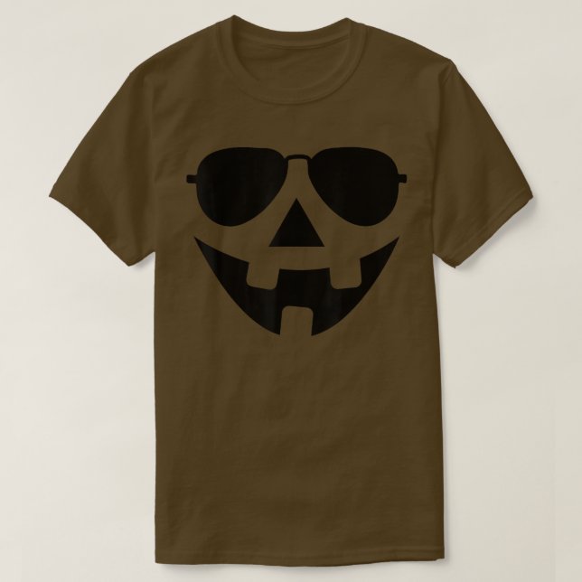 Camiseta Disfraz de Halloween Jack O' Lantern Pumpkin Face  (Diseño del anverso)