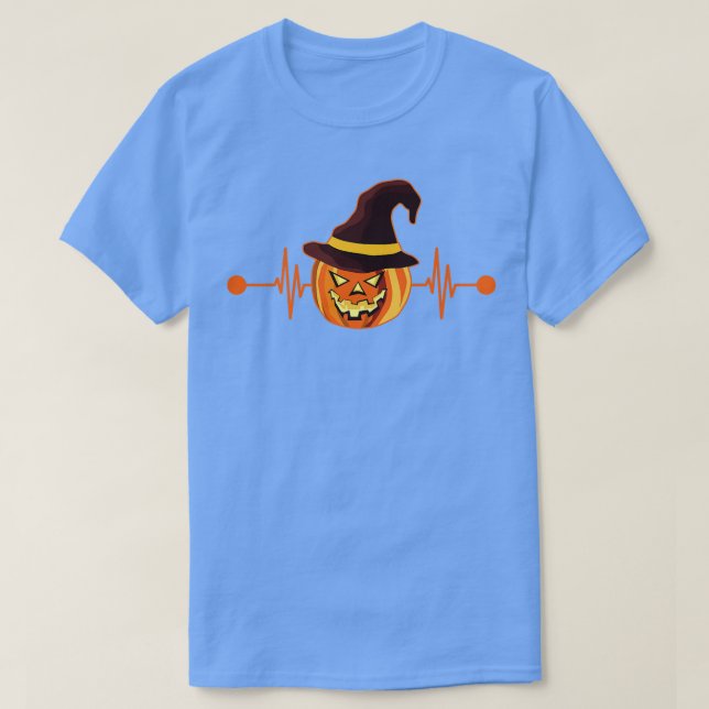 Camiseta Disfraz de Halloween Jack O Lantern Pumpkin Face E (Diseño del anverso)