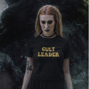Camiseta Disfraz de Halloween, líder de culto