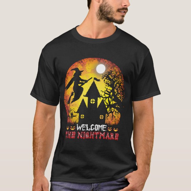 Camiseta disfraz de halloween luna- (Anverso)