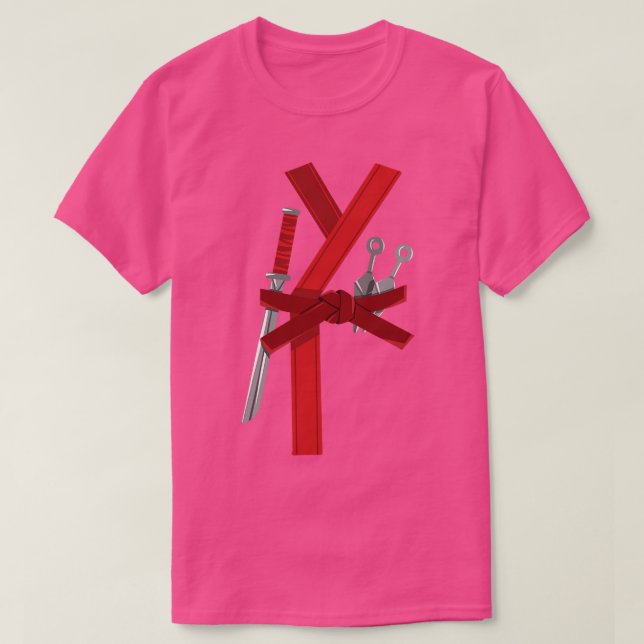 Camiseta Disfraz de Halloween Ninja (Diseño del anverso)