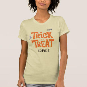 Camiseta Disfraz de Halloween para familia con temática 'Tr