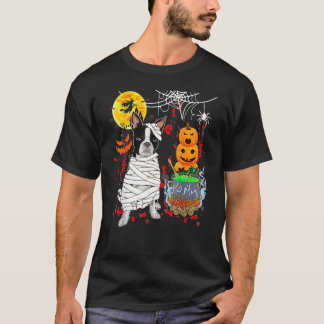Camiseta Disfraz de Halloween para perro Boston Terrier