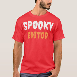 Camiseta Disfraz de Halloween perezoso del editor