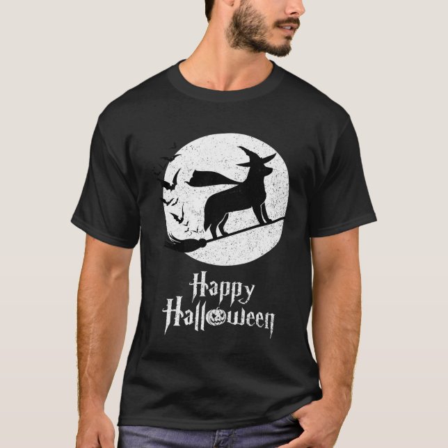 Camiseta Disfraz de Halloween Perro australiano de los sana (Anverso)