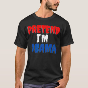 Camiseta Disfraz de Halloween Pretendo ser Obama