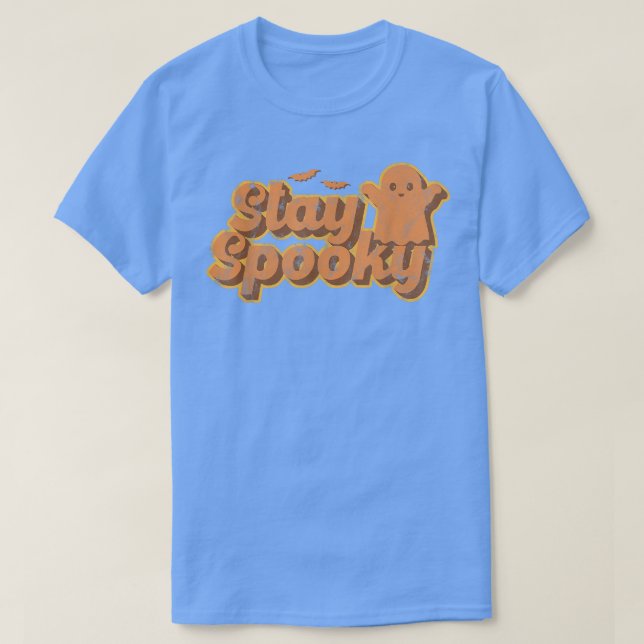 Camiseta Disfraz de Halloween retro fantasma (Diseño del anverso)