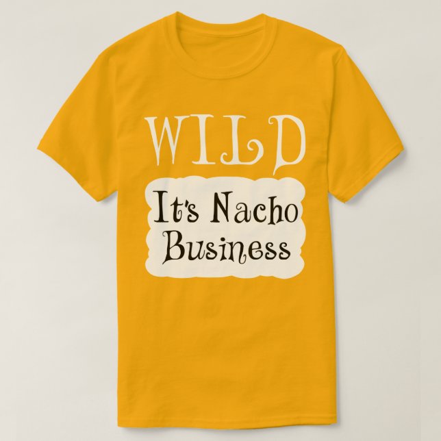 Camiseta disfraz de halloween salvaje (Diseño del anverso)