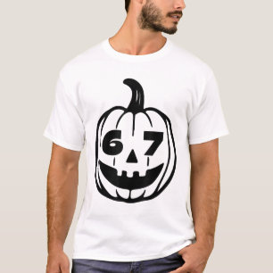 Camiseta Disfraz de Halloween Seis Siete para estudiantes m