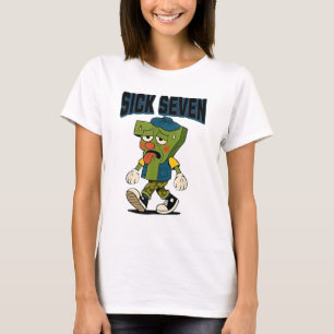 Camiseta Disfraz de Halloween Sick Seven 67 para Tendencia 