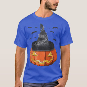 Camiseta Disfraz de Halloween Sombró a Jack O Lantern Witch