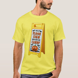 Camiseta Disfraz de Halloween Soy un símbolo de piso húmedo
