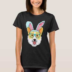 Camiseta Disfraz de huevo de Corgi Pascua niños niñas