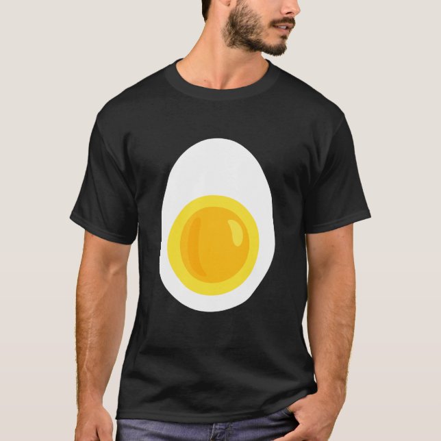 Camiseta Disfraz de huevo relleno de Halloween (Anverso)