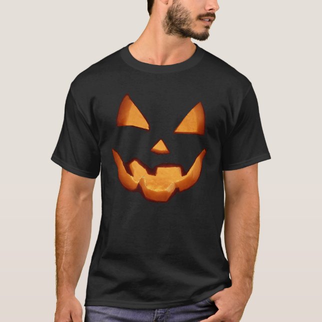 Camiseta Disfraz de Jack O'Lantern de calabaza de Halloween (Anverso)