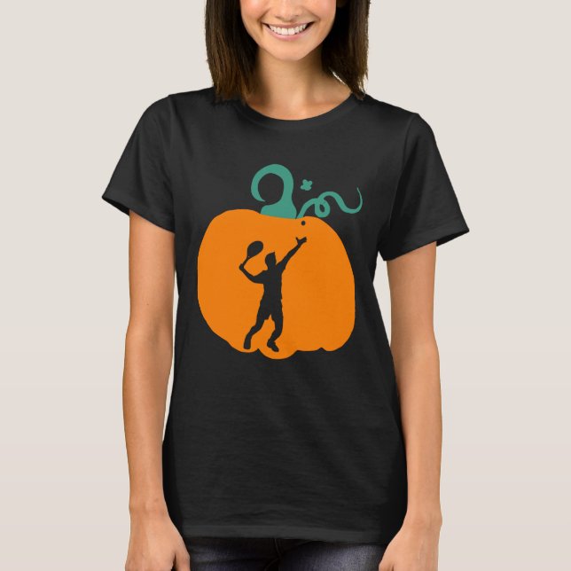 Camiseta Disfraz de jugador de tenis de la calabaza de Hall (Anverso)