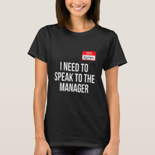 Camiseta disfraz de Karen de Halloween hombres mujeres ¿Pue