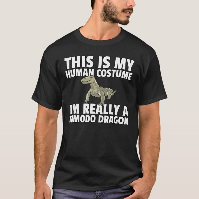 Camiseta Disfraz de Komodo Dragon para niños Komodo Dragon (Anverso)