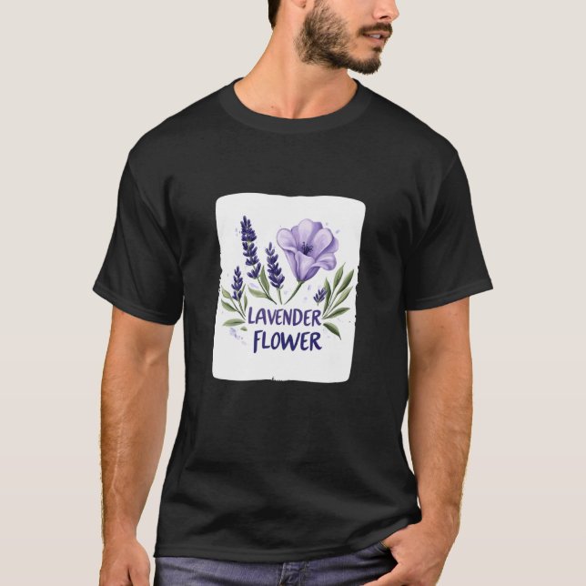 Camiseta Disfraz de lavanda para la temporada de flores de  (Anverso)