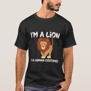 Camiseta Disfraz De León Soy Un León En Una Divertida Costu