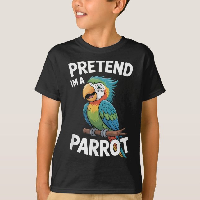 Camiseta Disfraz de loro (Anverso)