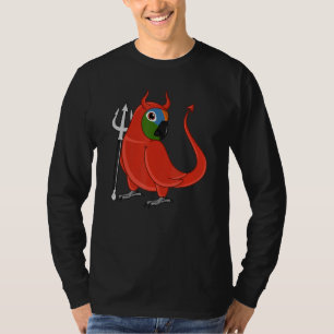 Camiseta Disfraz de loro diablo espantoso I Cotorra de fren