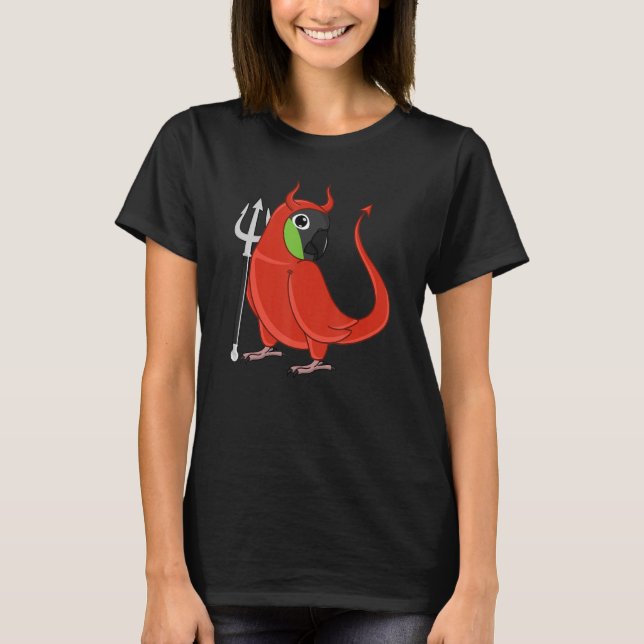 Camiseta Disfraz de loro diablo loro Nanday (Anverso)