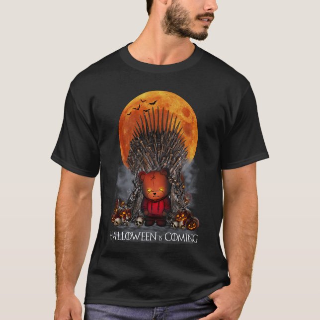 Camiseta disfraz de luna de halloween (Anverso)