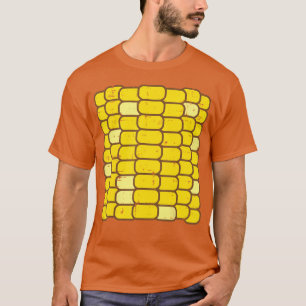 Camiseta Disfraz de maíz de Halloween Foodie Granjero Granj