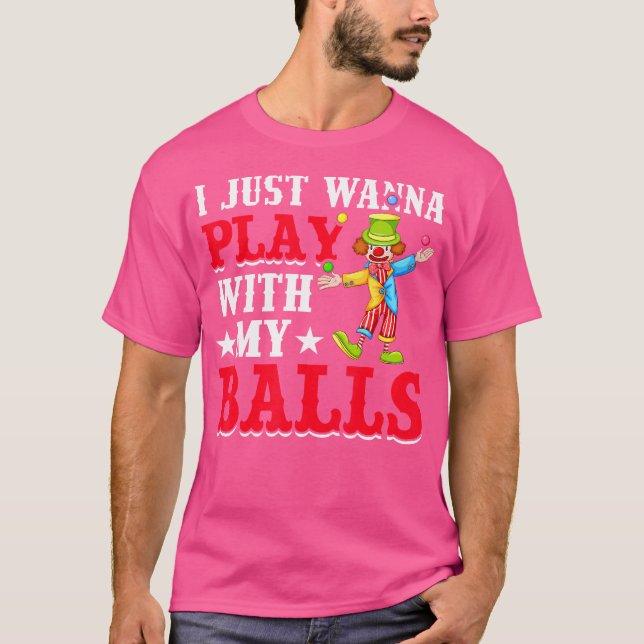 Camiseta Disfraz de malabaristas bolas de malabares diverti (Anverso)