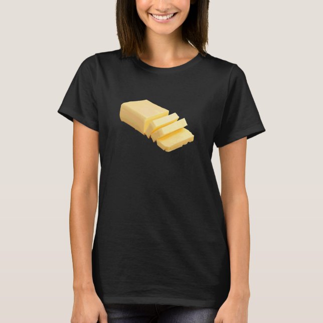 Camiseta Disfraz de Mantequilla Francesa Fácil Halloween de (Anverso)