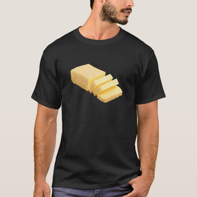 Camiseta Disfraz de Mantequilla Francesa Fácil Halloween de (Anverso)