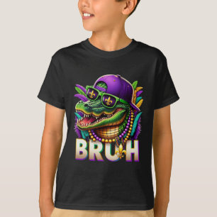 Camiseta Disfraz de Mardigator Alligator Bruh Mardi Gras Ad