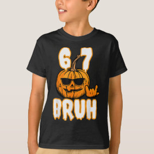 Camiseta Disfraz de meme de Halloween 67 Rotura cerebral pa