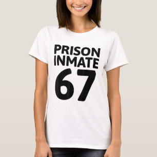 Camiseta Disfraz de meme de Halloween para preso número 67