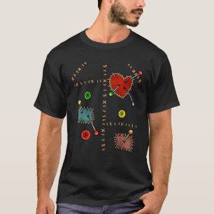 Camiseta Disfraz de muñeca vudú de Halloween Brujería espel