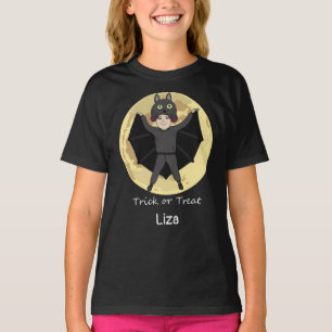 Camiseta Disfraz de murciélago de Halloween