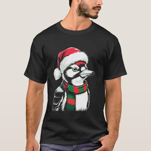 Camiseta Disfraz de Navidad de pico de carpintero sombrero  (Anverso)