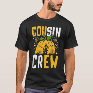 Camiseta Disfraz de niño de tripulación de primo de calabaz
