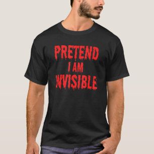 Camiseta disfraz de niños invisibles Halloween