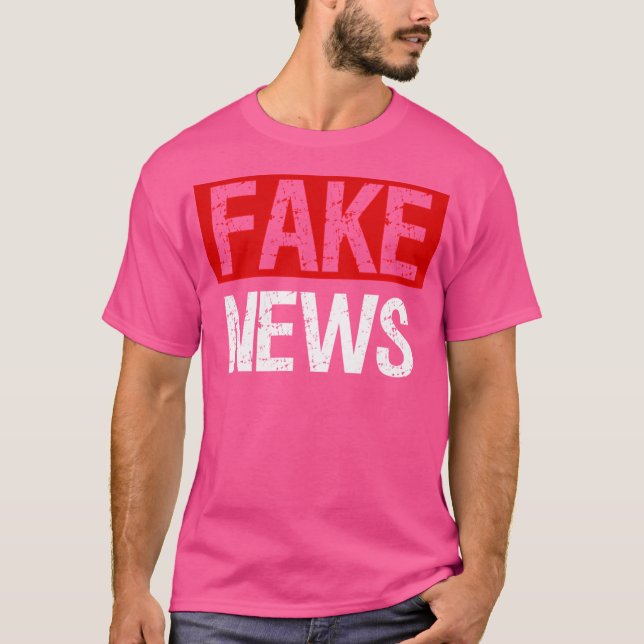 Camiseta Disfraz de noticias falsas (Anverso)
