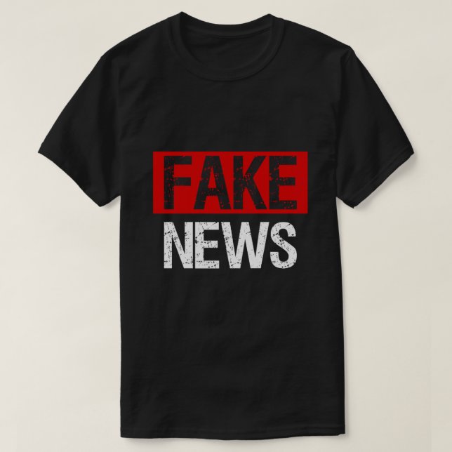 Camiseta Disfraz de noticias falsas (Diseño del anverso)