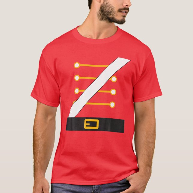 Camiseta Disfraz de nueces uniforme de juego de soldados de (Anverso)