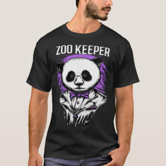 Camiseta Disfraz de Panda de cuidador de zoológico Animales
