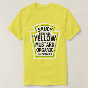 Camiseta disfraz de paquete de Halloween de mostaza