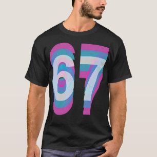 Camiseta Disfraz de Pareja 67 Seis Siete Meme Divertido