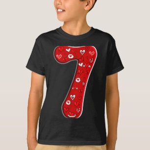 Camiseta Disfraz de pareja dúo 67 Meme Seis Siete Número 7