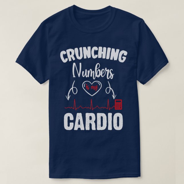 Camiseta Disfraz De Pareja Graciosa Para Los Contadores Cru (Diseño del anverso)