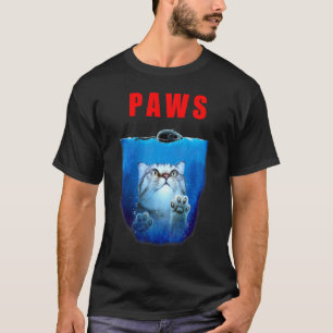 Camiseta Disfraz de parodia de gato de patas de gato y rató