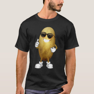 Camiseta Disfraz de patata simple verdura patata jardinero